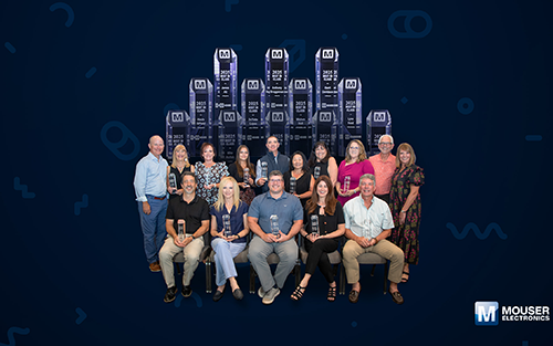 Mouser Electronics Celebrates Its 2025 Best-in-Class Award Winners